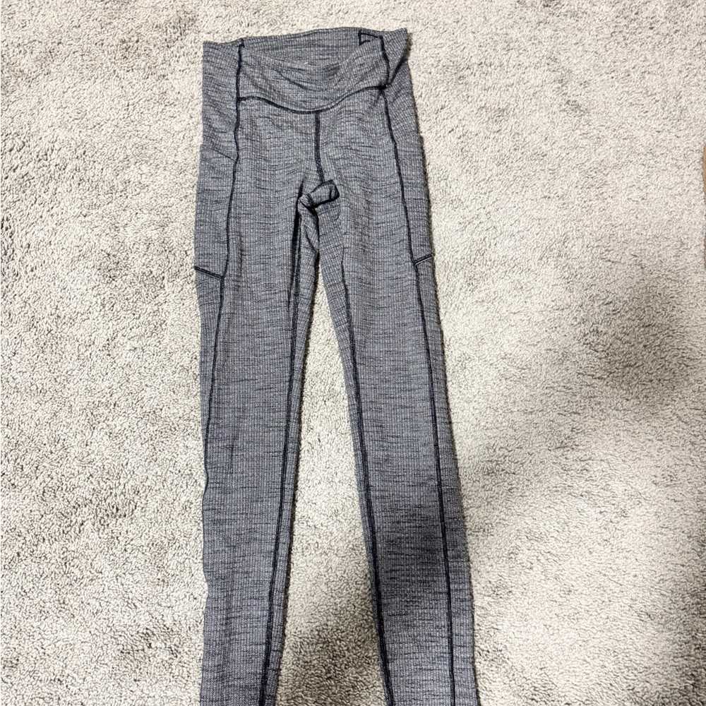 Lululemon Gray High-Waisted Leggings